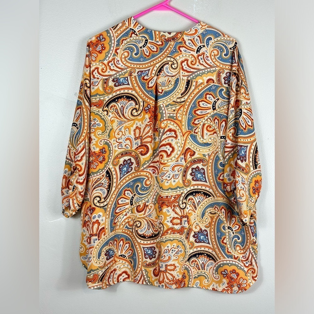 Cure 1xl vneck. 3/4 sleeve 23-1/2 p 2p 28” length. Great preowned condition